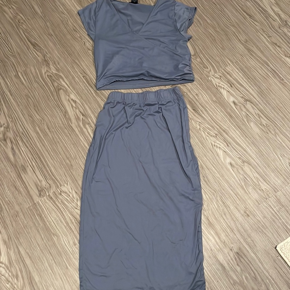 Cute blue 2 piece set